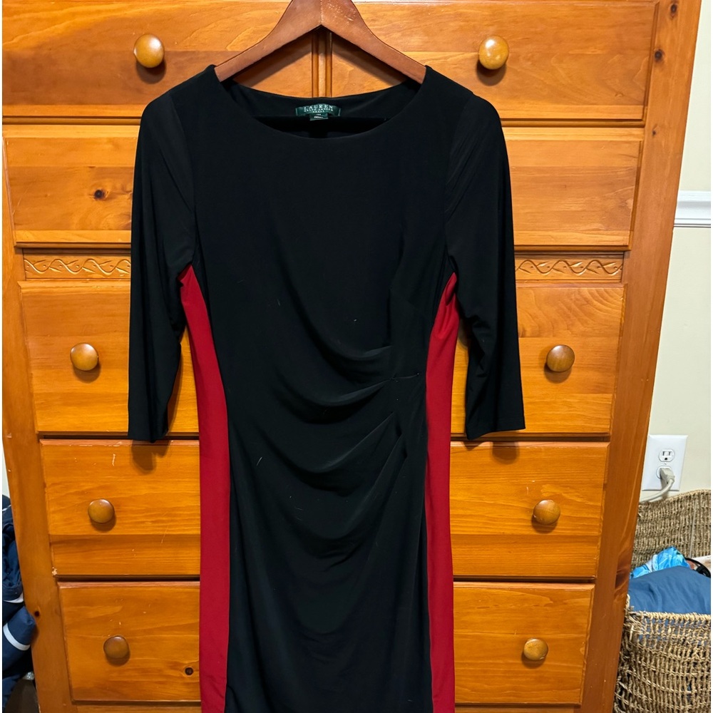 12p Ralph Lauren-Fitted jersey dress